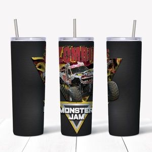 Zombie - Monster Truck 20 Oz Skinny Sublimated Tumbler